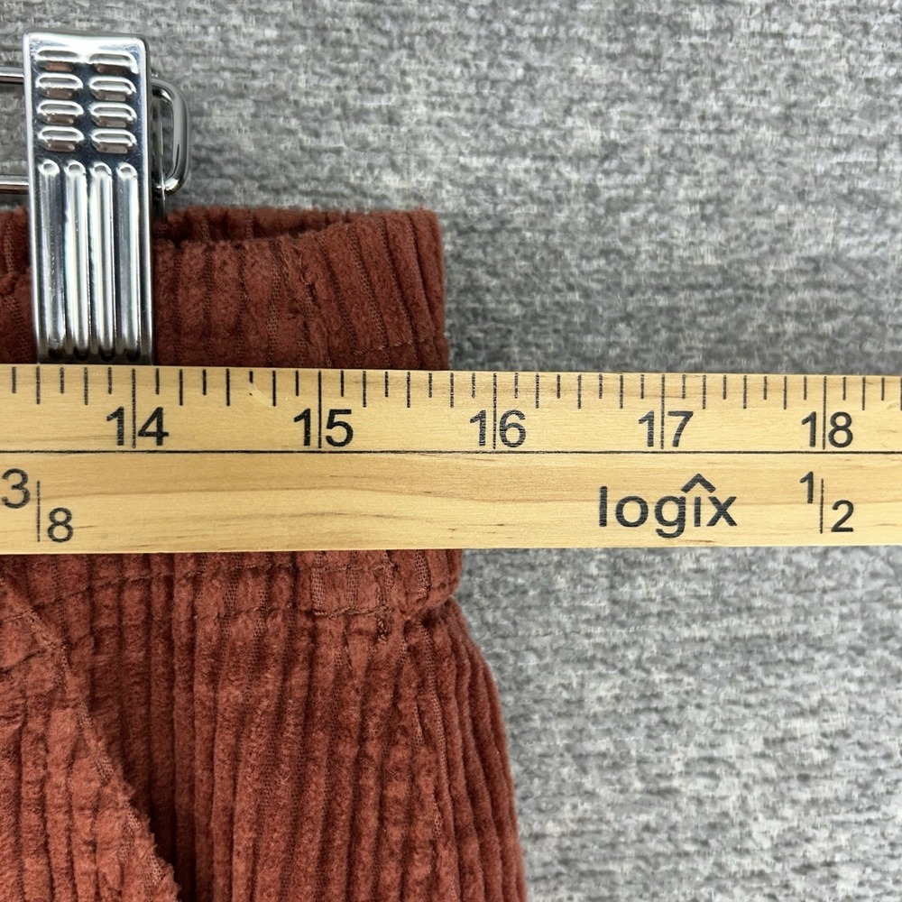 Pact Corduroy Organic Cotton Pants Women Size Large  Rust Brown Casual - Picture 3 of 9